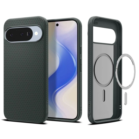 Etui Ochronne do Google Pixel 10 / 10 Pro Spigen Liquid Air Mag MagSafe Abyss Green