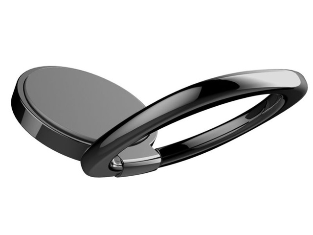 Baseus ring kovový držák na telefon Desktop Bracket černý