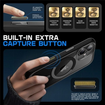 Etui Supcase UB Mag MagSafe für iPhone 16 Schwarz
