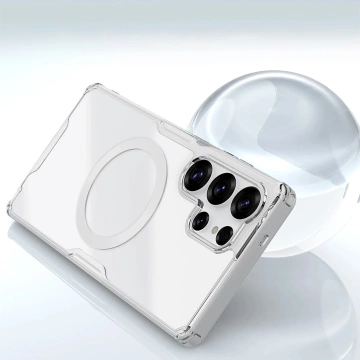 Hülle für Samsung Galaxy S25 Ultra Nillkin TPU Pro MagSafe Weiß