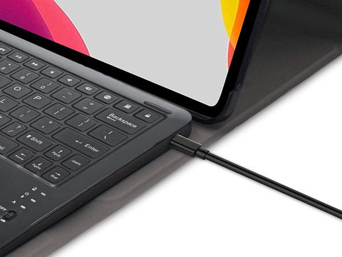 Etui Alogy Smart klawiatura bluetooth do Galaxy Tab S7 FE T730/S7 Plus 12.4 T970/T976