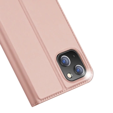 Dux Ducis Skin Pro Holster Flip Cover pro iPhone 14 Plus růžový