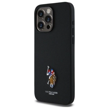 Etui do iPhone 15 Pro Max US Polo Embroidered DH Color Czarne