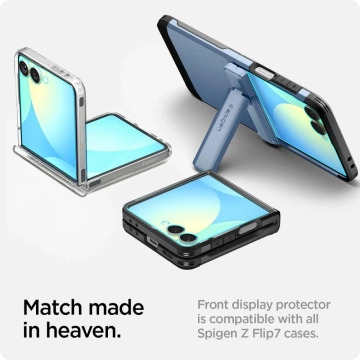 Szkło Spigen Glas.TR EZ Fit Galaxy Z Flip 7 2-Pack Clear