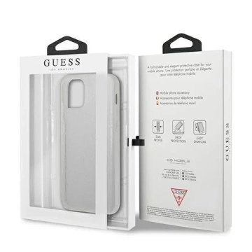 Guess GUHCP12M3D4GTR iPhone 12/12 Pro 6,1" průhledné pevné pouzdro 4G 3D Pattern Collection
