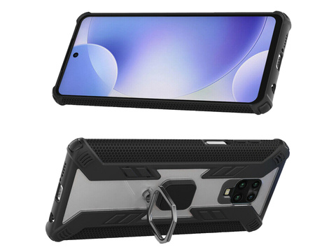 Pancerne etui Alogy Ring Carbon Holder pro Xiaomi Redmi Note 9S/ Pro/ Max
