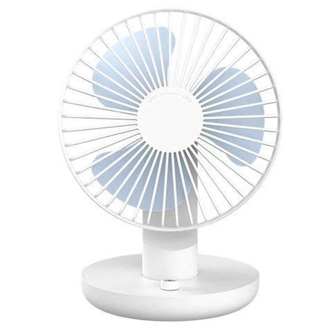 Ventilátor bezdrôtový ventilátor s 3000 mAh batériou Alogy Ballet na stôl USB White