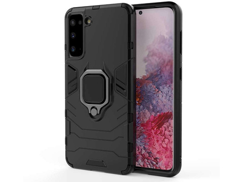 Pouzdro Alogy Stand Ring Armor pro Samsung Galaxy S21 Plus černé