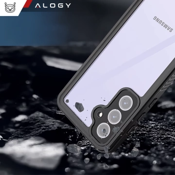 Etui Wodoodporne Alogy HydroArmor™ IP68 Case z przezroczystym tyłem Pancerna obudowa 360 do Samsung Galaxy S24​ FE