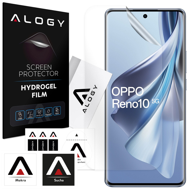 Hydrogelová fólie pro ochranu displeje telefonu Oppo Reno 10 5G Alogy hydrogelová fólie