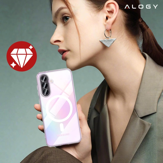 Puzdro pre Apple iPhone 16 Pro Max Alogy Anti-Shock Hybrid Case pre MagSafe Transparent