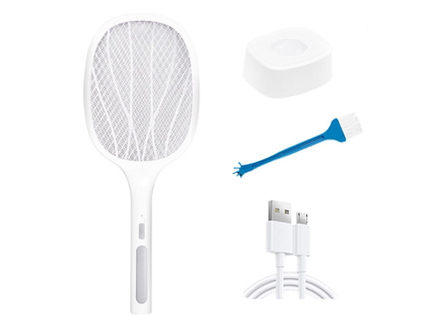 Insect killer lamp 6 LED UV Alogy portable insect trap White