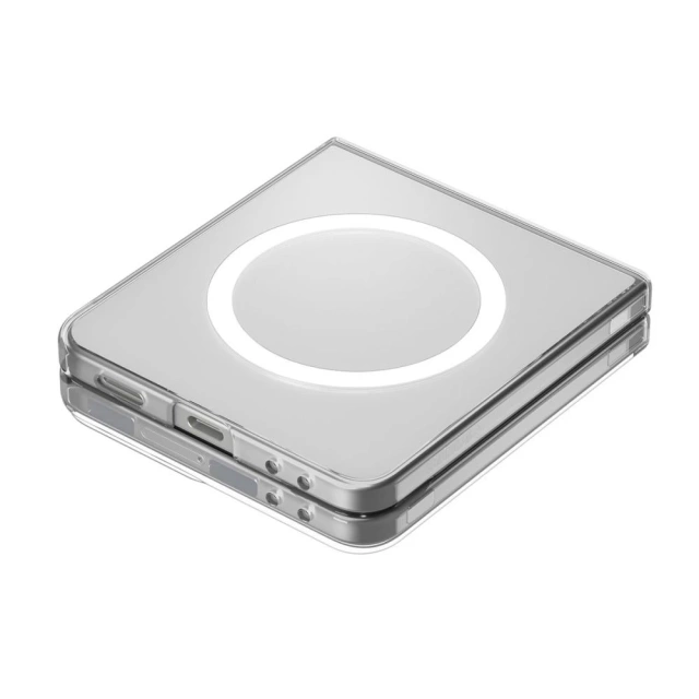 Etui do Galaxy Z Flip 7 Spigen AirSkin Mag MagSafe Clear/White