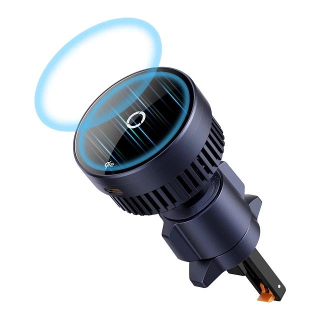 Baseus MagPro Car Holder with Qi2.0 15W Inductive Charger for Air Vent - Black