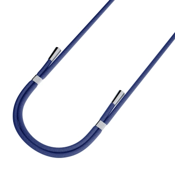 Універсальний шнурок для смартфона 3mk EasyClip Dark Blue (срібний)