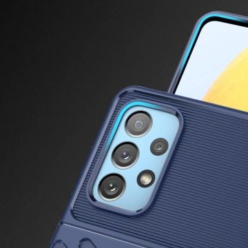 Ohebný pancéřový kryt Thunder Case pro Samsung Galaxy A73 modrý