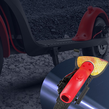 Short Alogy Heckfender für Elektroroller für Xiaomi Mijia M365 / Pro / Mi 1S / Pro 2 Rot