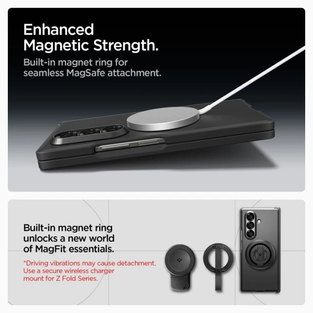 Etui Spigen Tough Armor Pro Mag MagSafe Galaxy Z Fold 7 Black