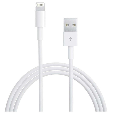 1m rychlý kabel USB-A to Lightning to Apple bílý