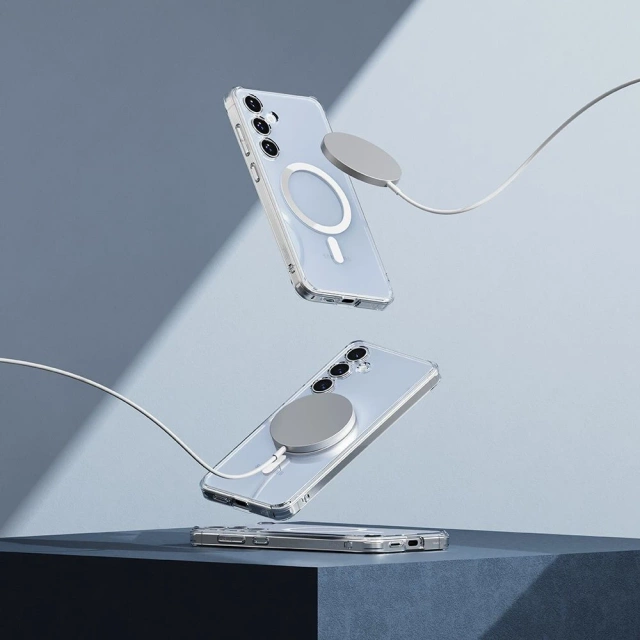 Чохол Ringke Fusion Magnetic MagSafe для Samsung Galaxy s24 FE Clear Transparent