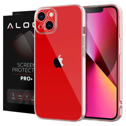 Armored Alogy Hybrid Case s krytem fotoaparátu pro Apple iPhone 13 Clear Glass