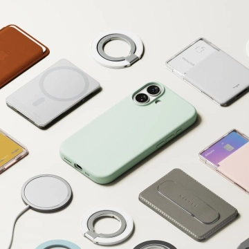 Etui do iPhone 17 Ringke Silicone Magnetic MagSafe Soft Mint