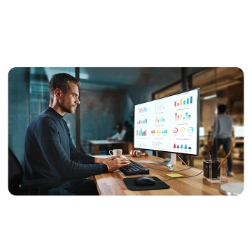 Ugreen KU004 90875 Káblová klávesnica 1,5 m pre Windows / MacOS - čierna