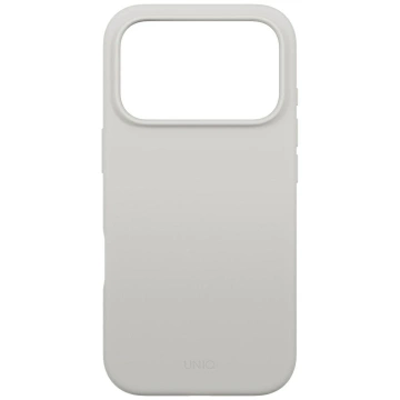 Etui Ochronne do iPhone 17 Pro UNIQ Lino Magclick Light Grey