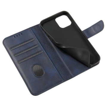 Magnet Case elegantní kryt pouzdra s chlopní a funkcí stojánku pro Samsung Galaxy A03s (166.5) modrý