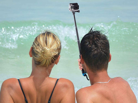 Waterproof selfie stick for GoPro Hero 10/9/8/7