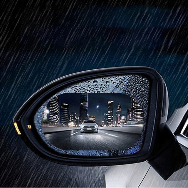 2x Nano Raincover Anti-Fog für Auto-Außenspiegel 135x95mm
