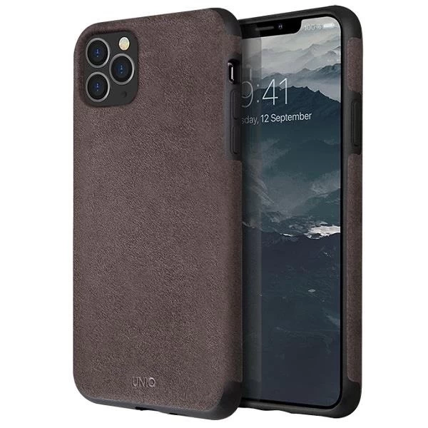 UNIQ etui Sueve iPhone 11 Pro tmavošedá teplá šedá