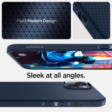 Etui Spigen Liquid Air для Apple iPhone 14 Plus Navy Blue