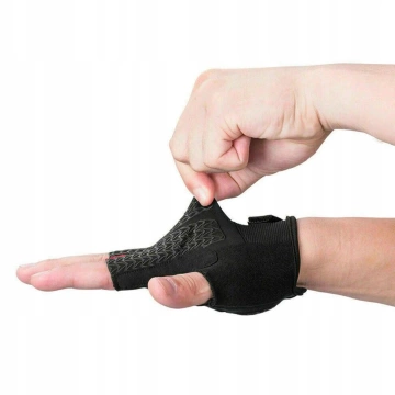 Rockbros S169BGR XXL cycling gloves with gel inserts - gray