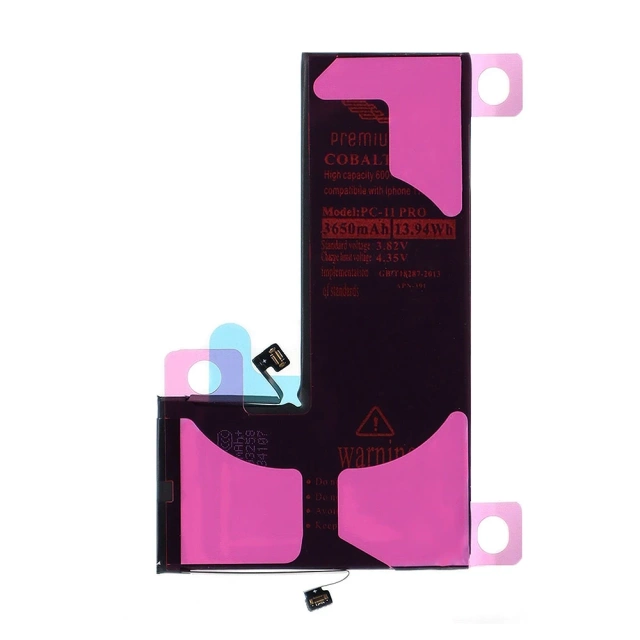 Батарея преміум-класу Cobalt для iPhone 11 Pro 3650 мАг, 600 циклів зарядки/розрядки
