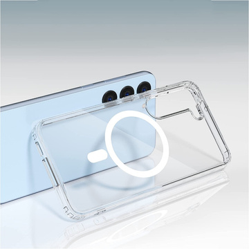 FlexAir Hybrid Protective Phone Case for MagSafe for Samsung Galaxy S23 Clear