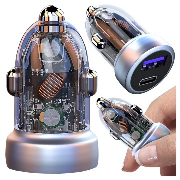 Nabíjačka do auta s rýchlym nabíjaním QC3.0 PowerDelivery PD Alogy Car Charger 33W USB USB-C