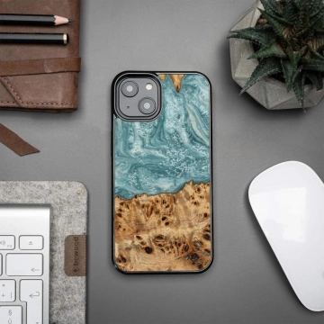 Etui do iPhone 15 Plus Bewood Unique Uran Drewno i Żywica