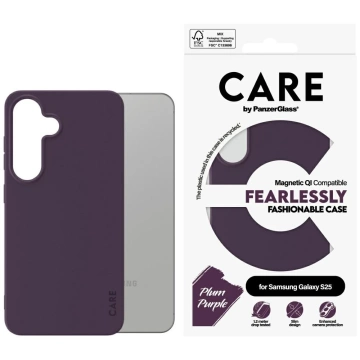 Чохол CARE для Samsung Galaxy S25 від PanzerGlass Fearlessly Magnetic Purple