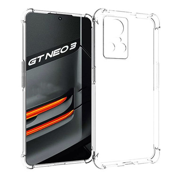 ShockProof Alogy Silicone Armor Case for Realme GT Neo 3 Global Transparent