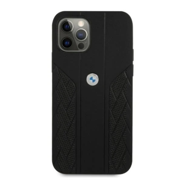 Чохол Etui BMW BMHCP12MRSPPK для Apple iPhone 12/12 Pro 6,1" Hardcase Leather Curve Perforate