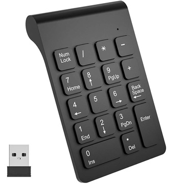 Bezdrôtová USB numerická klávesnica pre notebook Alogy Wireless KeyPad