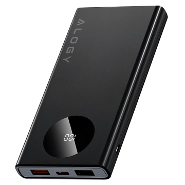 PowerBank Alogy TurboCharge 120W PD PowerDelivery rychlé nabíjení 10000mAh 2x USB-A 1x USB-C Černá