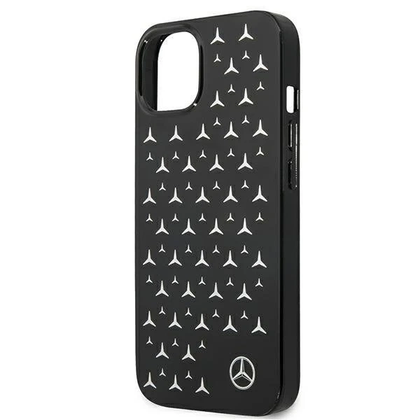 Mercedes MEHCP13SESPBK ochranné pouzdro pro Apple iPhone 13 Mini 5,4" černo/černé pevné pouzdro Silver Stars Pattern