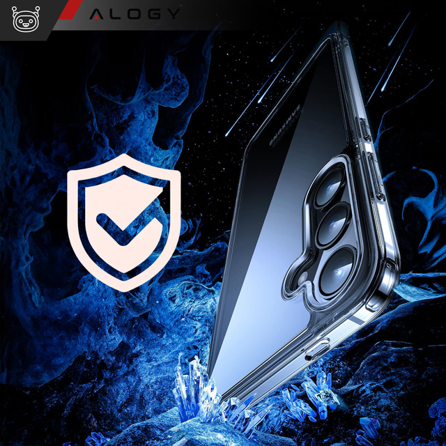 Puzdro pre Samsung Galaxy S24 Plus Zadný kryt Hybrid Clear Case Alogy Transparent Glass