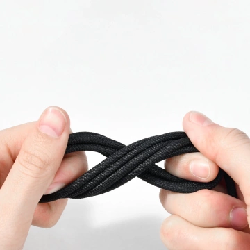 Baseus Tungsten Gold kábel USB-A - USB-C 480Mb/s 100W 2m čierny (CAWJ000101)