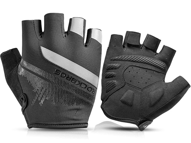 Sport Radfahren Fahrradhandschuhe Fahrradhandschuhe XL RockBros fingerlose Handschuhe