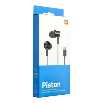 XIAOMI original wired headphones Type C with microphone black In-ear