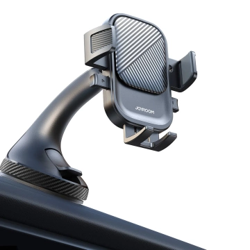 Joyroom car phone holder clamp for windshield - black