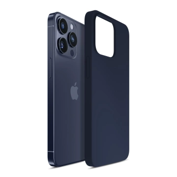 Etui 3mk Silikonhülle Dark Navy für Apple iPhone 16 Pro Max